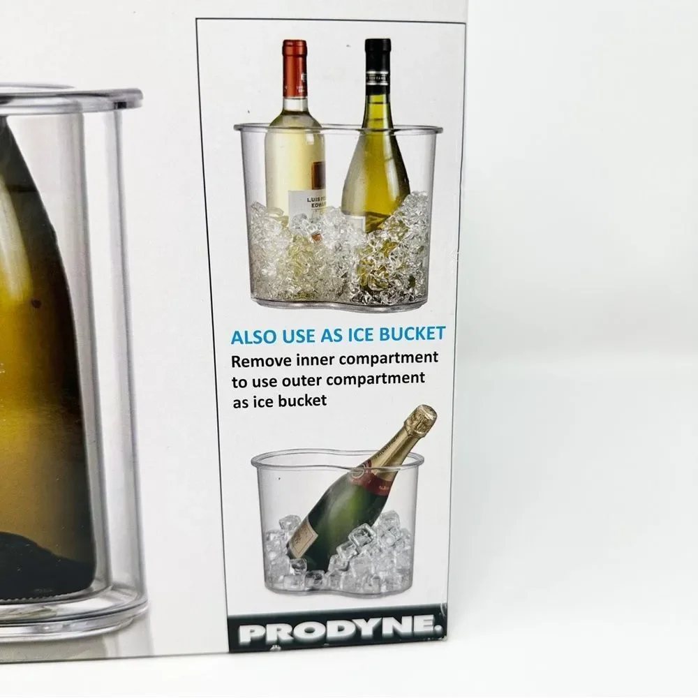 NEW IN BOX PRODYNE TWIN‎ CHILL ICELESS WINE COOLER